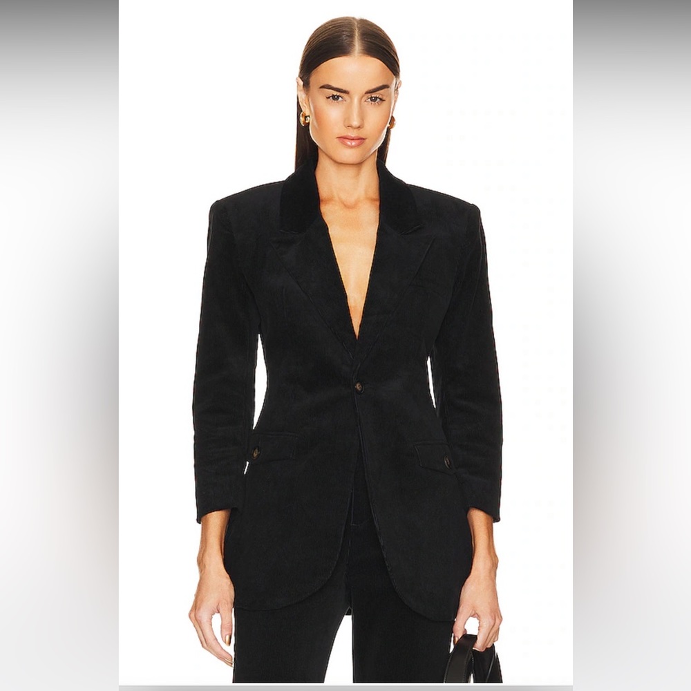 Helsa (Elsa Hosk) Corduroy Blazer in Black Size XS Revolve